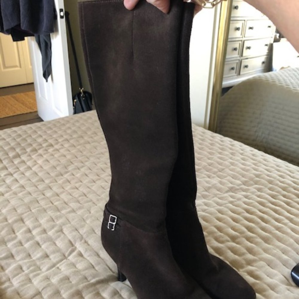 Calvin Klein Brown Suede Boots